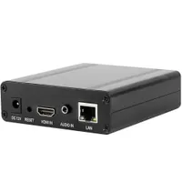 Freeshipping HEVC H.265 H 264 HD-MI + MIC IP Transmisje Video Encoder H.264 Enkoder RTMP HD-MI Enkoder IPTV H264 z HLS HTTP RTSP UDP