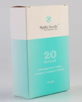 Aghi Hydra portatili Micro Ago Applicatore Bottiglia di vetro Siero di iniezione in pelle Riutilizzabile Pelle Ringiovanimento Anti-età Microneedles