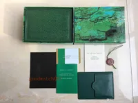 Luxus meistverkaufte hochwertige grüne Uhr Original Box Karte Holz Boxen für ewige 116660 116610 Cosmograph Uhren