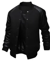 Zogaa mens jaqueta de beisebol outono moda legal outwear jaqueta retalhos carrinho colar casual fit ajuste casacos e casacos para homens