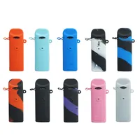 Colorful Nord Silicone Case Silicon Skin Cover Leather Rubber Sleeve Protective Box Fit Nord Vape Pen Pods Kit dhl free