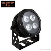 GIGERTOP TP-P117 Yeni Mini 4x18 W RGBWA UV 6in1 Renk Su Geçirmez LED Par Işık IP65 Açık Tasarım DMX Kontrol Sahne Aydınlatma