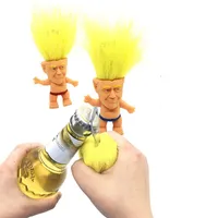 2020 Donald Trumpflasköppnare 8cm PVC Figur Troll Doll Universalöppnare Multifunktionell Populär Hot Försäljning i Europa AmericN9TY J1