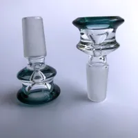 Nieuwste Design Diamond Shape Slide Flower Glass Screen Bowls voor glazen waterleidingen en bongs rokende kommen Joint Maat 18.8mm / 14.4mm