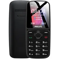 32M Cell Phone RAM 32M ROM original Philips E109 4G LTE MT6261D Android 1000mAh telefone móvel esperto Para pais idosos das crianças das crianças