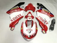 Injektionsfeoking Body Kit för Ducati 749 999 05 06 Ducati 749 999 2005 2006 Red White Fairings Bodywork + Gifts GS11