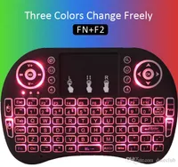 Hot Sale Mini Trådlöst tangentbord RII I8 2.4GHz Air Mouse Keyboard Remote Control TouchPad för Android Box TV 3D Game Tablet PC