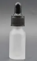 ecig vape flacon compte-gouttes en verre dépoli clair 10 ml mat transparent pour cigarette électronique e huile essentielle personnalisée étiquette personnelle logo imprimé