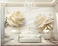 3d estereoscópica wallpaper Champagne 3D estéreo subiu wallpapers onda de água do fundo da parede reflexão TV