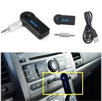 Ny Real Stereo 3.5 Blutooth Wireless för bilmusik Ljud Bluetooth-mottagare Adapter AUX 3.5mm A2DP för hörlursreciever Jack Handsfree