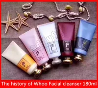 Cuidados com a pele Care a história de Whoo Facial Limpador de Limpeza Hidratante Brighteening JA Yang Espuma Cleanser Espuma Rosto Cream 180ml