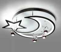 New Star luna acrilico principali moderne luci a soffitto lampadari per Soggiorno Camera da letto casa dicembre Lampara de techo MYY portato