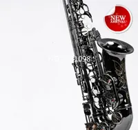 Hohe Qualität Yanazawa A-901 E flat Altsaxophon Schwarz Nickel Gold Musikinstrumente gespielt Super professionelle