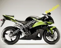 CBR600 600RR Mounbike Fairings per Honda CBR600RR F5 2009 2010 2011 2011 2012 CBR 600 RR 09-12 Green Black ABS Kit carenatura (stampaggio a iniezione)