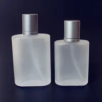 30 ml 50 ml vierkante matglas spuitflessen parfum verpakking fles hervulbare parfum verstuiver reizen cosmetische fles