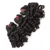 Preço de fábrica Double Welf Extensions 100% Human Hair Spring Curl Bundles