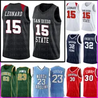 Kawhi 15 Leonard San Diego State Aztecs College Jersey Ncaa Mens Stephen 30 Curry Basket Kevin 35 Durant 23 tröjor 7887787887877