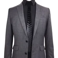 Mode Acrylic Striped Glossy Black Slips Slim Luxury Hex Tie Floral Cravate Män Tillbehör för Bröllop Business Party Formell Klänning