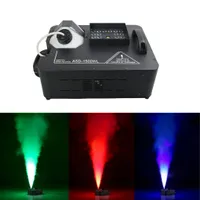 AUCD 1500W RGB LED DMX-Steuerungsfarbe Nebel Rauchmaschine Remote-Nebelmaschinen für Bühnenlicht-Home-Party-Hochzeitseffekt ASD-1500WL