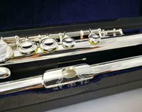 RODWARE RFL-210 Patrón florido grabado 16/17 Flauta cerrada / abierta Plateado plateado Split E Mecanismo C / B Pie