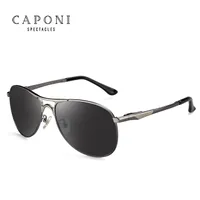 Caponi 운전 photochromic 선글라스 남자 편광 카멜레온 변색 태양 안경 남성용 oculos de sol masculino rb8722
