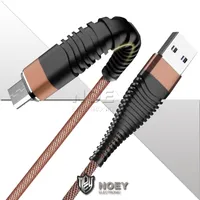 Flexible 1m 3ft Tresse câble 2A Sync charge rapide des données Micro USB pour Samsung C note10 plus S10 Huawei Maté 30 Téléphone Noey