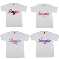 4 stilar Mens T-shirts High Street Fla Joy X Pian Sicko Kvinnors T-shirt Ian Connor Retro Kortärmad Loose Casual Clothes