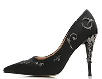 2020 Nuevo / Zapatos de oro rosa / Borgoña cómodo de boda del diseñador de novia de seda eden zapatos de los tacones de boda de la tarde del partido de baile Zapatos