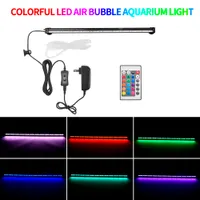 Аквариум -светильники освещают аквариумный цвет с дистанционным управлением газовой светодиод RGB с регулируемым RBG