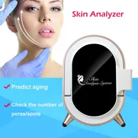 آلة تحليل البشرة المهنية الأشعة فوق البنفسجية ماجيك مرآة الوجه محلل نظام التشخيص الجلد الوجه