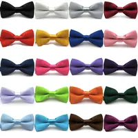 Children&#039;s Bow ties 9*4.5CM 32 colors Adjust the buckle solid color bowknot Occupational bowtie for baby kid bow tie Christmas Gift