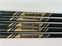 10 pcs emissão de turismo dinâmico ouro S400 aço eixo de aço golfe preto para ferros e cunhas de golfe