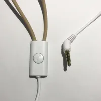 Högkvalitativ Mini Loopset Neckloop med hörlurar EARBUD Inbyggd mikrofon ny spole