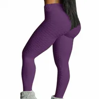 Stretch Fitness Yoga Spodnie Sportowe Legginsy Kobiety Siłownia Wysoka Talia Push Up Yoga Spodnie Jacquard Fitness Legging Running Spodnie Kobieta Sport