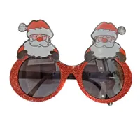 تصميم الأزياء النظارات الشمسية الكبار الأطفال مضحك نظارات العين عيد الميلاد سانتا كلوز حزب للجنسين البيضاوي # 7