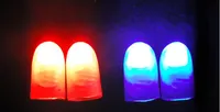 Rolig Novelty Light-up Thumbs LED Light Blinkande Fingrar Magic Trick Props Amazing Glow Leksaker Barn Barn Lysande Gåvor 2019
