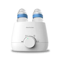 RealBubee RBN-1001 3 in 1 Babyflaschenwärmer Doppel Flasche Sterilisator Babynahrung Heizung für Muttermilch oder Formel