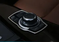 BMW X5 E70 2007-2013 için Alüminyum Konsolu Multimedya Düğme Kapak Trim Çerçeve 1 adet