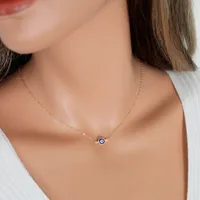 Collana di ciondoli blu turchese all'ingrosso per le donne nuove bijoux maxi dichiarazione collane gioielli collier moda