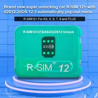 Oryginalna Karta Odblokowa RSIM12 + R-SIM 12+ IOS 12.2 / 3 Odblokowanie dla iPhone XS X 7 8 PLUS IOS12.3 Automatyczne wyskakujące menu