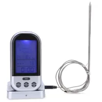 TS-BN52デジタルワイヤレスリモートキッチンオーブン食品調理グリル喫煙者ミート温度計が付いているセンサープローブ