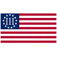 3x5 Американской революция Бетси Росс Nyberg III Флаг 3 Percent Флаг Баннер с латунными креплениями, Закрытые Открытые Флаги, Бесплатная доставка