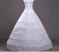 6 Hoops Bridal Wedding Petticoat Garza Girt Girt 2019 Crinoline Newskirt Accessori da sposa Jupon Mariage CPA206