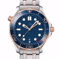 M￩langes m￩caniques automatiques Rose Gold Strap en caoutchouc en acier inoxydable Designer Watch Professional Diver 300m Master Nato-Wrist Wrists