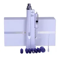 Hem och Salong Använd elektrisk mikronedling Auto Mesotherapy Injection Gun Crystal Injector Nano Needle Derma Pen