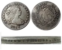 Estados Unidos 1796 Busto drapeado de artesanía Dólar Pequeño águila plateada plata monedas de la copia de metal matrices de montaje de fábricas Precio