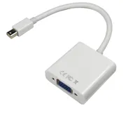 Hot New Apple Mini DisplayPort till VGA Video Converter Adapter för dator TV Projektor DRV Fri frakt