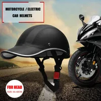Heet Mortorprycle Half Gezicht Beschermende Helm, Unisex Mannen / Vrouwen Volwassen Motor / Fiets / Fietshelm, Half Open Gezicht, ABS