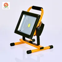 LED Laddning Floodlight 30W 100W Vattentät IP65 Aluminium Outdoor Camping Portable Work Light Mobile Emergency Searchlights