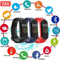 Smart Band Fitness Trcker M4 Sport Bracelet Pedometer Heart Rate Blood Pressure Bluetooth Wirstband Waterproof Smartband